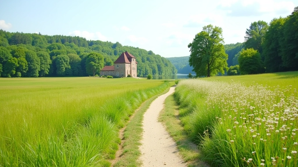 Pętla nad Niemnem w Grajewie, łąki, las, stary młyn, spokojny spacer